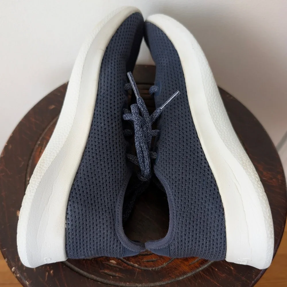 Allbirds Tree Runners Navy Blue Eucalyptus Sneakers Womens Size 9‎ TR W9
